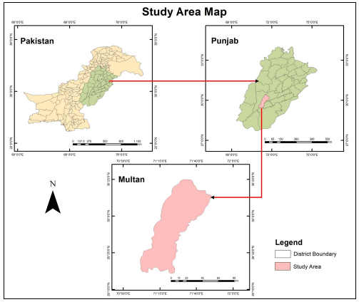 Exploring the nexus between LULC transformation, land surface temperature, and drought in a rapidly urbanizing landscape: The case of Multan