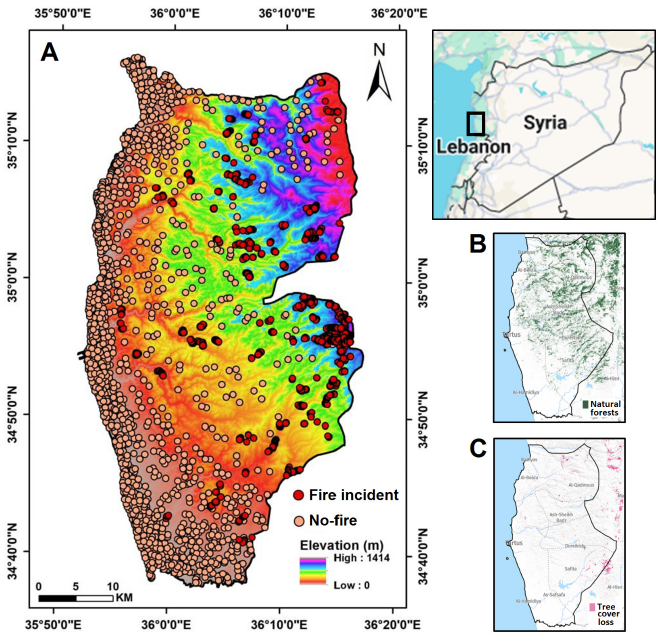 Forest fire susceptibility modeling in the Eastern Mediterranean: A machine learning assessment