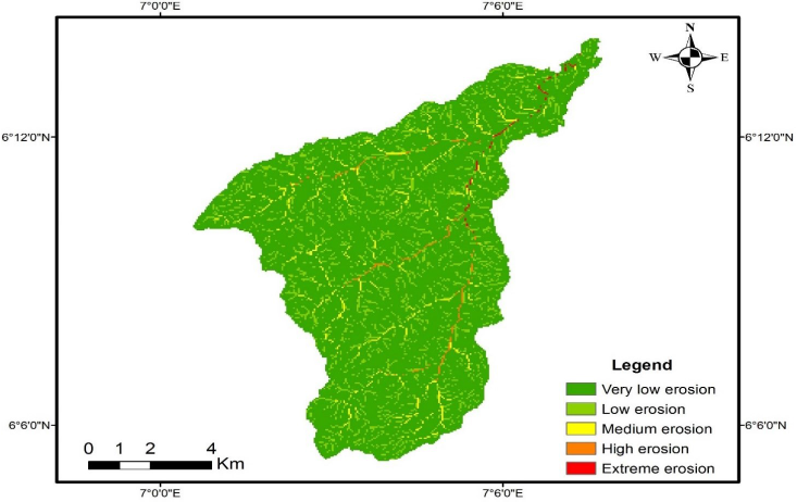 Estimation of soil water erosion using RUSLE, GIS, and remote sensing in Obibia River watershed, Anambra, Nigeria