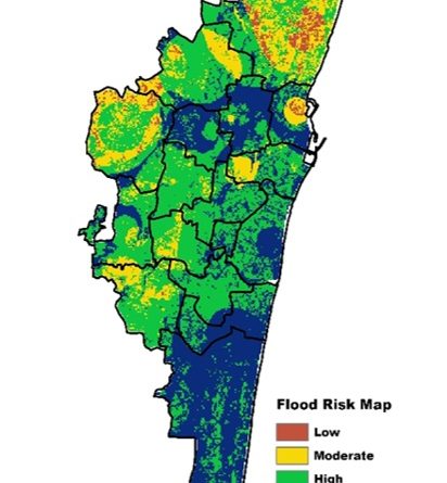 Multi-criteria analysis-based mapping of the cyclone-induced pluvial flooding in coastal areas of India